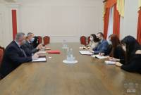 ICRC Armenia Delegation head introduces post-war activities to Vice Speaker of Parliament  