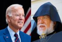 Le Catholicos Aram Ier a félicité le président américain Joe Biden