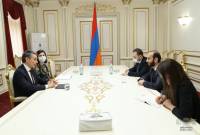 President of the parliament of Armenia thanks UNDP Resident Representative for cooperation