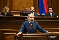 الحكومة ليس لديها ديون متأخرة للشركات وزاد عدد الوظائف بأكثر من 85000-باشينيان بجلسة خاصة في 
البرلمان الأرميني-