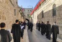 Le Patriarcat arménien de Jérusalem condamne l'attaque du clergé arménien par des jeunes 
juifs