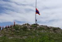 Highest state flag of Armenia raised in Chkalovka community