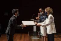 В Испании Севан Гарибян от королевы Софии удостоился диплома «Лучший студент»

