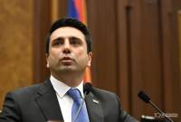 انتخاب ألين سيمونيان رئيساً لبرلمان أرمينيا الجديد