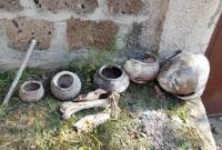 Construction workers in Armenian town discover tombs containing ancient relics 