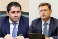 Suren Papikyan ve Rusya Başbakan Yardımcısı, Kuzey-Güney Elektrik enerjisi Koridoru girişimini 
ele aldı
