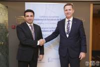 Председатель НС Армении встретился со спикером Национального Собрания Словении

