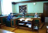 Арман Егоян встретился с председателями комиссий по иностранным делам парламента 
Италии
