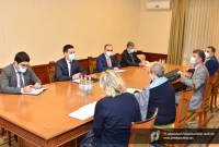 Ermenistan Devlet Gelirler Komitesi Başkanı ve AB Büyükelçisi, Meğri gümrük noktasının 
modernizasyonu ele aldılar