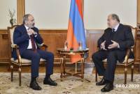 President Sarkissian, PM Pashinyan discuss border situation