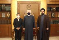 Kilikya Ermeni Katolikosu, İran'ın Lübnan Büyüelçiliği'nin temsilcisini kabul etti
