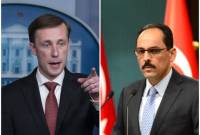 US President's Adviser, Turkish president's spokesman touch upon Armenia-Turkey relations inter 
alia