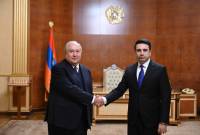 Armen Sarkissian a rencontré le Président de l'Assemblée nationale 