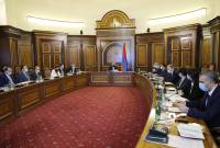 رئيس الوزراء الأرميني نيكول باشينيان يترأّس الجلسة المنتظمة لمجلس سياسة مكافحة الفساد في 
الحكومة