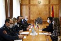 Police Chief of Armenia and the Lithuanian Ambassador discuss issues related to new directions 
of cooperation