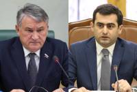 Вице-спикеры НС Армении и Совета Федерации РФ обсудили ситуацию в регионе


