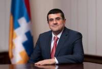 Artsakh Cumhurbaşkanı, Vahagn Khaçaturyan'ı Ermenistan Cumhurbaşkanı seçilmesinden dolayı 
tebrik etti