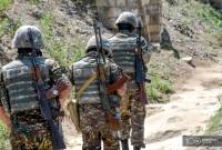 5 soldats Arméniens sont blessés dans les fusillades de la nuit dernière près du village de 
Paroukh  