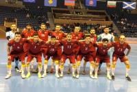 Armenia national futsal team defeats Kosovo, takes first place in the group