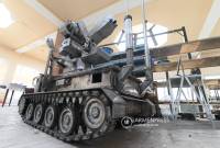 Ermeni yapımı uzaktan kumandalı savaş aracı, savaş alanında askerin yerini alabilir