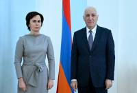 Ermenistan Cumhurbaşkanı Litvanya’nın Ermenistan Büyükelçisi ile görüştü