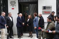 زعيم حزب المعارضة الرئيسي بتركيا كمال كيليجدار أوغلو يزور مؤسسة هرانت دينك بأسطنبول