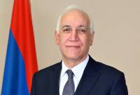 فخامة رئيس جمهورية أرمينيا فاهاكن خاتشاتوريان يهنّئ المجتمع الأيزيدي في أرمينيا بمناسبة العام 
الجديد-ملك طاووس