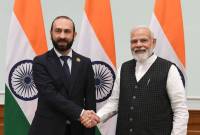 Ararat Mirzoyan et le Premier ministre Narendra Modi discutent des relations entre l'Arménie et 
l'Inde