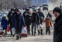 Число беженцев, прибывших в Россию с Украины и из Донбасса, превысило 1,3 млн 
человек