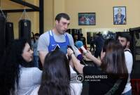 Haremos todo lo posible para mantener en alto el honor de Armenia, dijo el subcampeón 
mundial Davit Chaloián