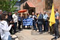 Ermenistan Rum toplumu, Pontus Rum Soykırımı kurbanlarının anısına saygı duruşunda bulundu