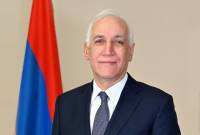 Armenian President arrives in Switzerland for Davos 2022 