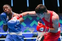 Yerevan EUBC Men’s European Boxing Championship: Middleweight Vakhtang Harutyunyan 
loses 5:0 to Germany’s Schumann 