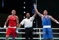 Yerevan EUBC European Boxing Championship: Armenia’s cruiserweight Hovhannisyan wins 
over Bulgaria's Stefanov-Dimitrov 