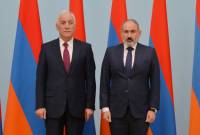 Le Président Vahagn Khachatourian a félicité Nikol Pashinyan pour son anniversaire 