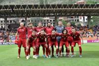 Armenia derrotó a Irlanda por 1 a 0 en el inicio del campeonato de la Liga de Naciones de la 
UEFA