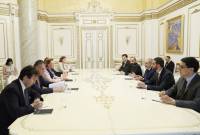 Armenia committed to continue the democratic path: PM receives CoE Secretary General