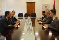 Vahram Dumanyan, Almanya’nın Ermenistan Büyükelçisi’ni kabul etti