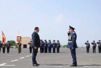 Министр обороны присутствовал на посвященном 30-летию формирования авиации ВС 
торжественном мероприятии


