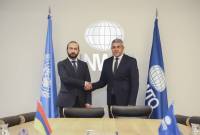 Mirzoyan, BM Dünya Turizm Örgütü Genel Sekreteri ile Madrid'de bir araya geldi