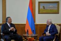 Президент Армении и Нубар Афеян обсудили перспективы развития образования и науки 
в Армении

