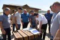 El presidente de Artsaj supervisó proyectos de posguerra en la región de Askerán