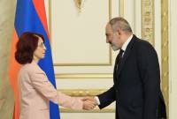Nikol Pashinián recibió a la nueva embajadora de Siria en Armenia