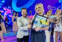 Ermenistan heyeti Uluslararası Slav Pazarı Festivali’nden ödüllerle döndü