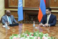 Ermenistan Başbakan Yardımcısı BM Genel Kurulu Başkanı Abdullah Shahid ile görüşmede 
Karabağ konusuna da değindi