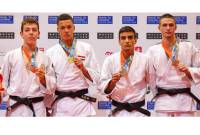 Judokas armenios conquistaron tres medallas de bronce en el festival olímpico europeo de 
adolescentes