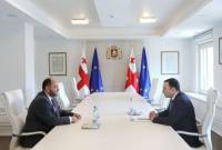 Руководитель аппарата премьер-министра Армении провел встречу с премьер-министром 
Грузии 