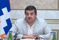 El presidente de Artsaj comentó la desescalada de la situación derivada de las provocaciones 
azerbaiyanas