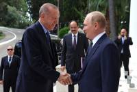Путин и Эрдоган подчеркнули ключевое значение откровенных и доверительных 
отношений для региональной стабильности
