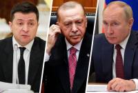 Erdogan a proposé à Poutine d'organiser une réunion avec Zelenski en Turquie